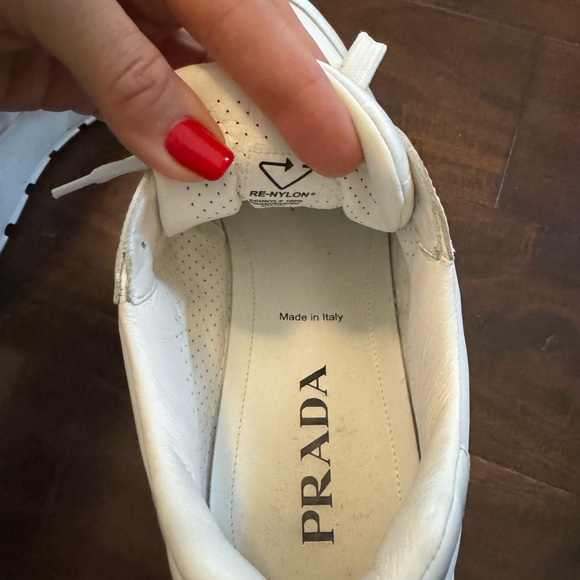 Prada prax 01 Re-Nylon and brushed leather sneakers Prada - Picture 6 of 8